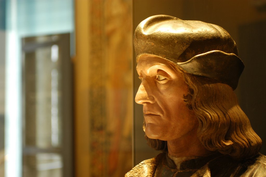 Detail of Henry VII, detail by Stuart Cox