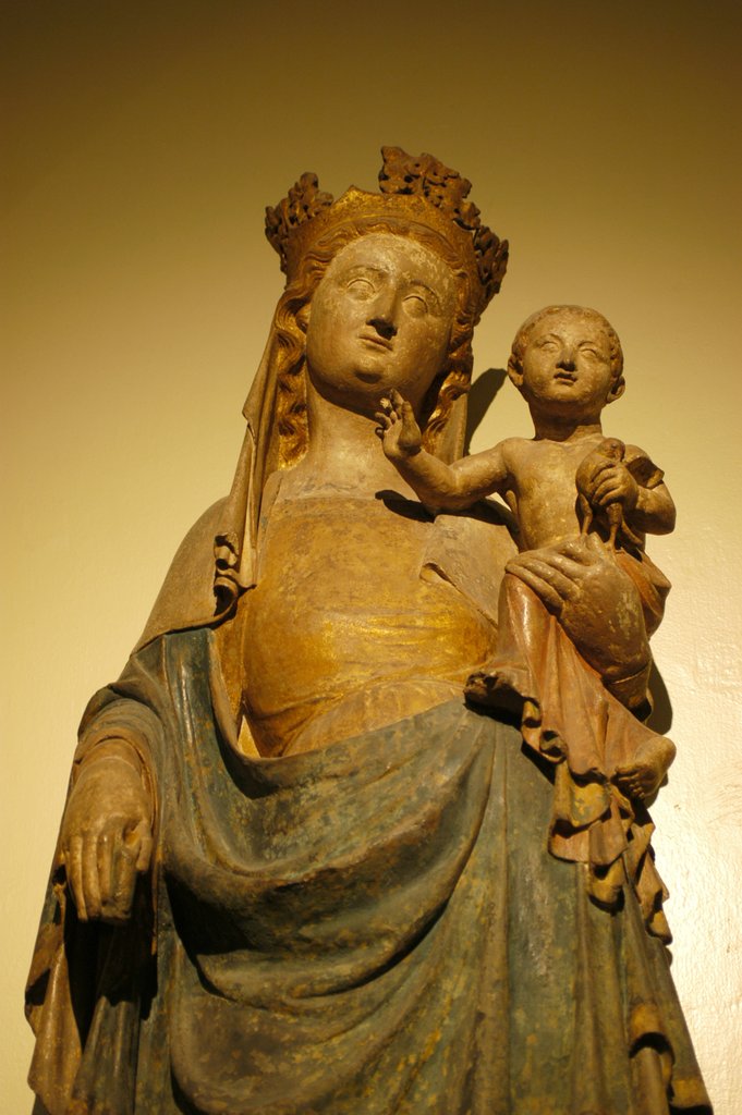 Detail of Virgin and Child, detail by Stuart Cox