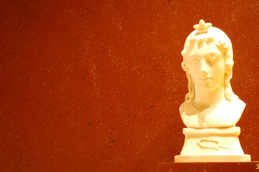 Detail of Mrs Freeman as Isis by Stuart Cox