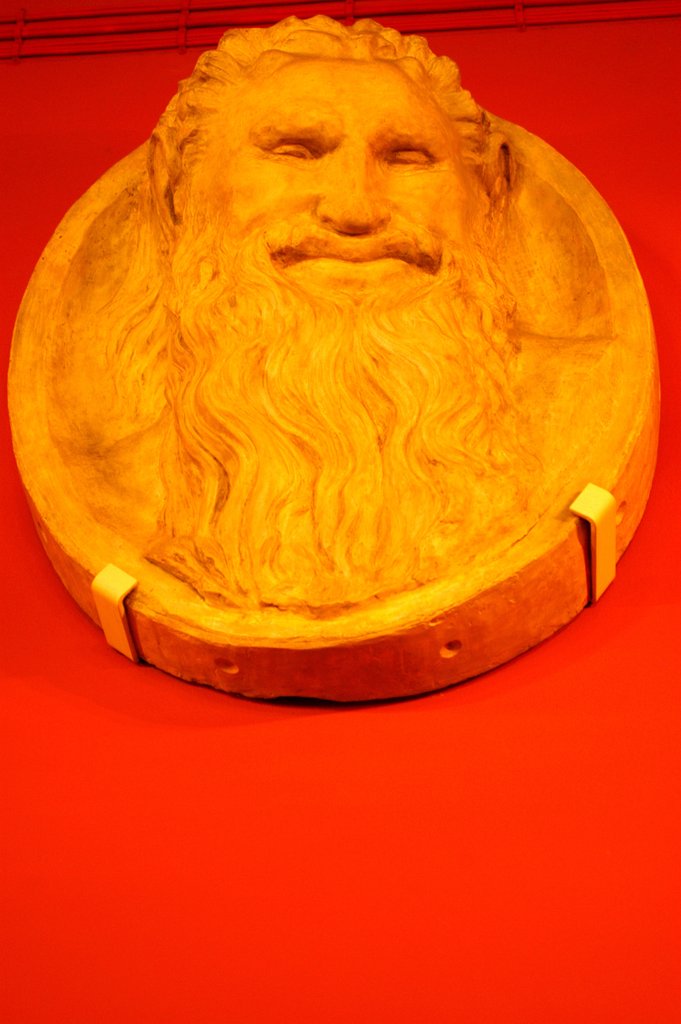 Detail of Head of a satyr by Stuart Cox