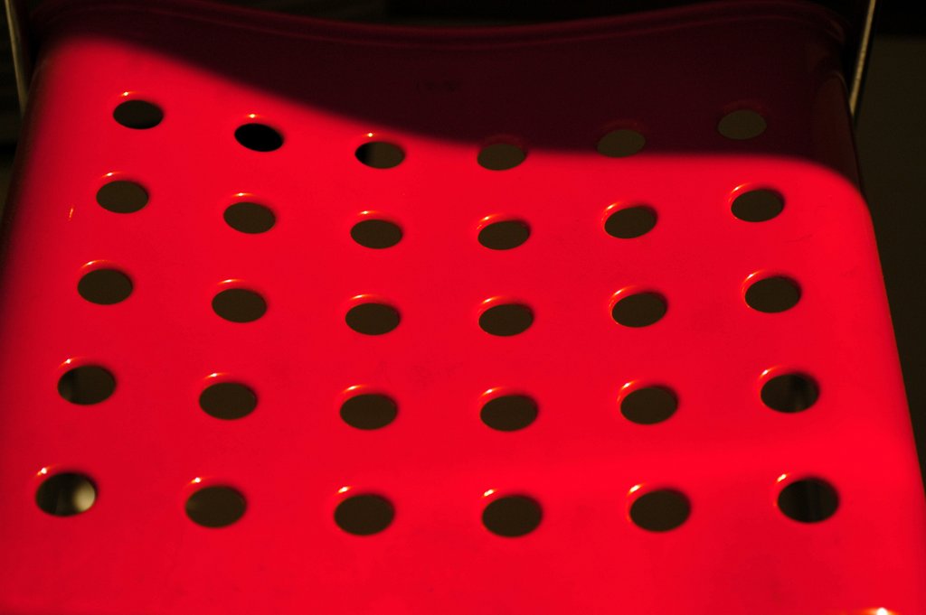 Detail of Omstack Stacking Chair, detail by Stuart Cox