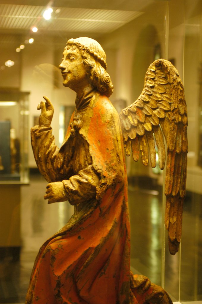 Detail of The Angel of the Annunciation by Stuart Cox