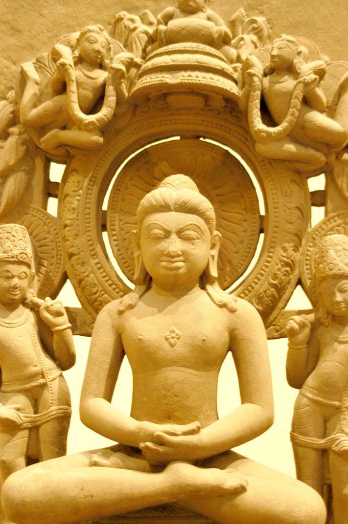 Detail of Jina Rishabhanatha by Stuart Cox