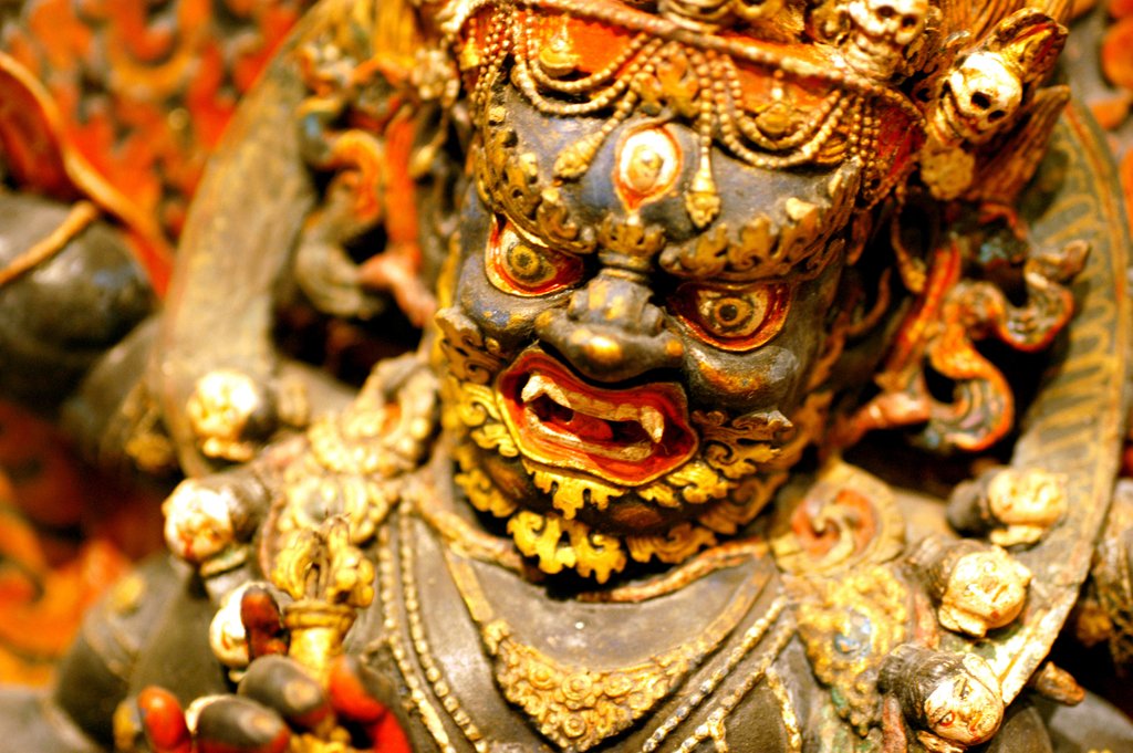 Detail of Mahakala by Stuart Cox