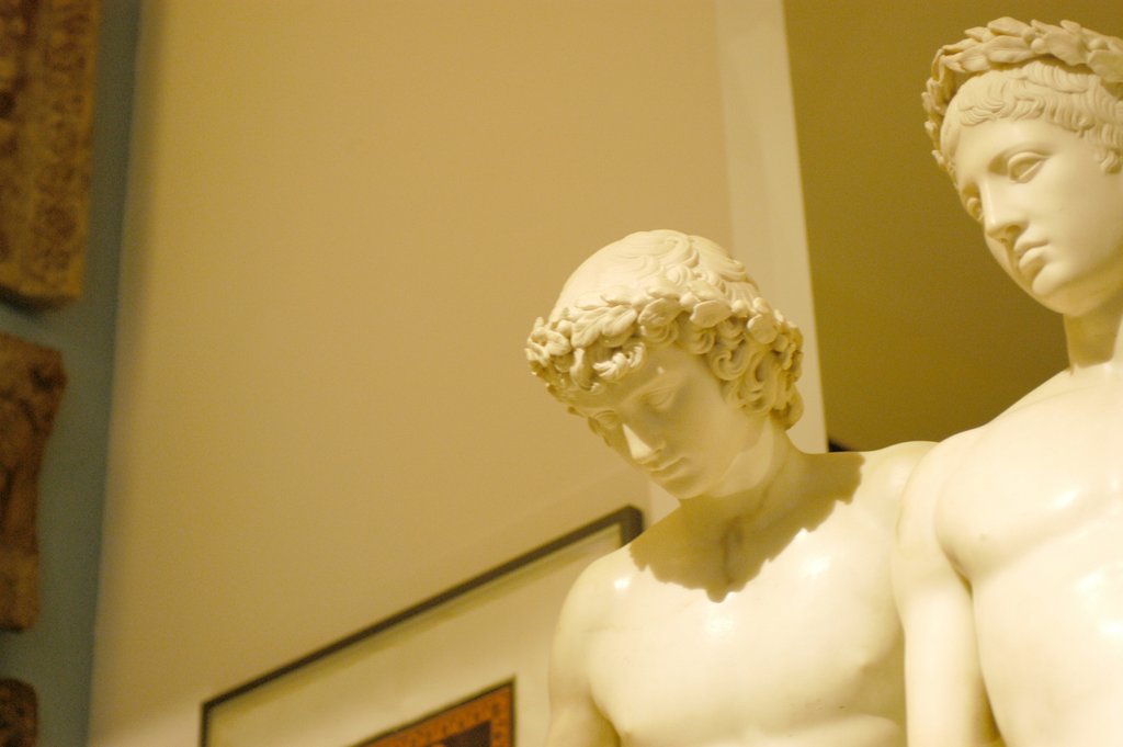 Detail of The Dioscuri by Stuart Cox