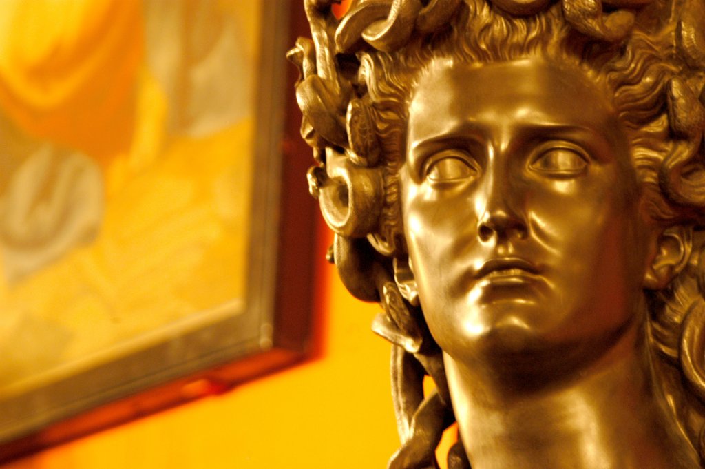 Detail of The Gorgon by Stuart Cox