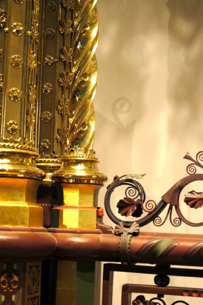 Detail of The Hereford Screen, detail by Stuart Cox