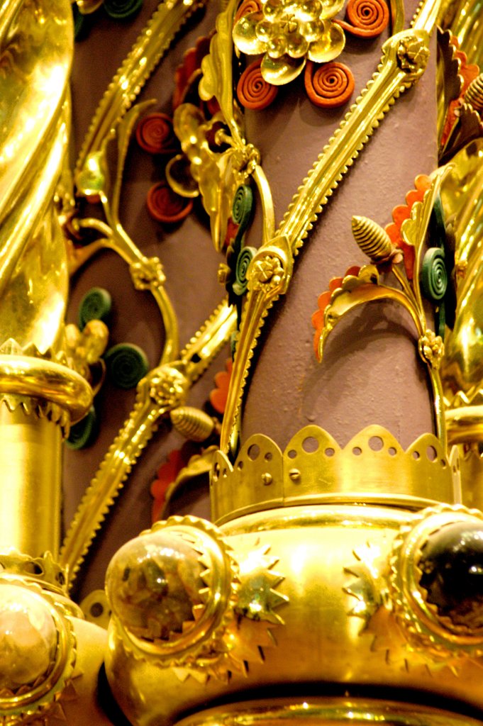 Detail of The Hereford Screen, detail by Stuart Cox