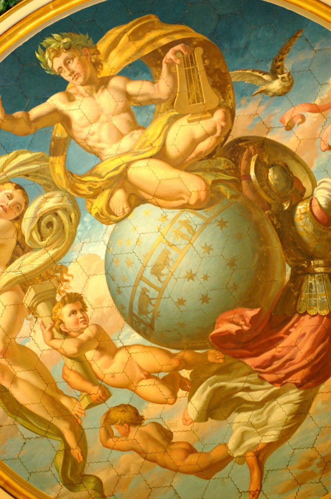 Detail of The Pursuit of Art by Man, detail by Stuart Cox