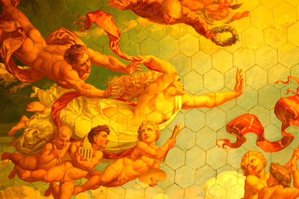 Detail of The Pursuit of Art by Man, detail by Stuart Cox