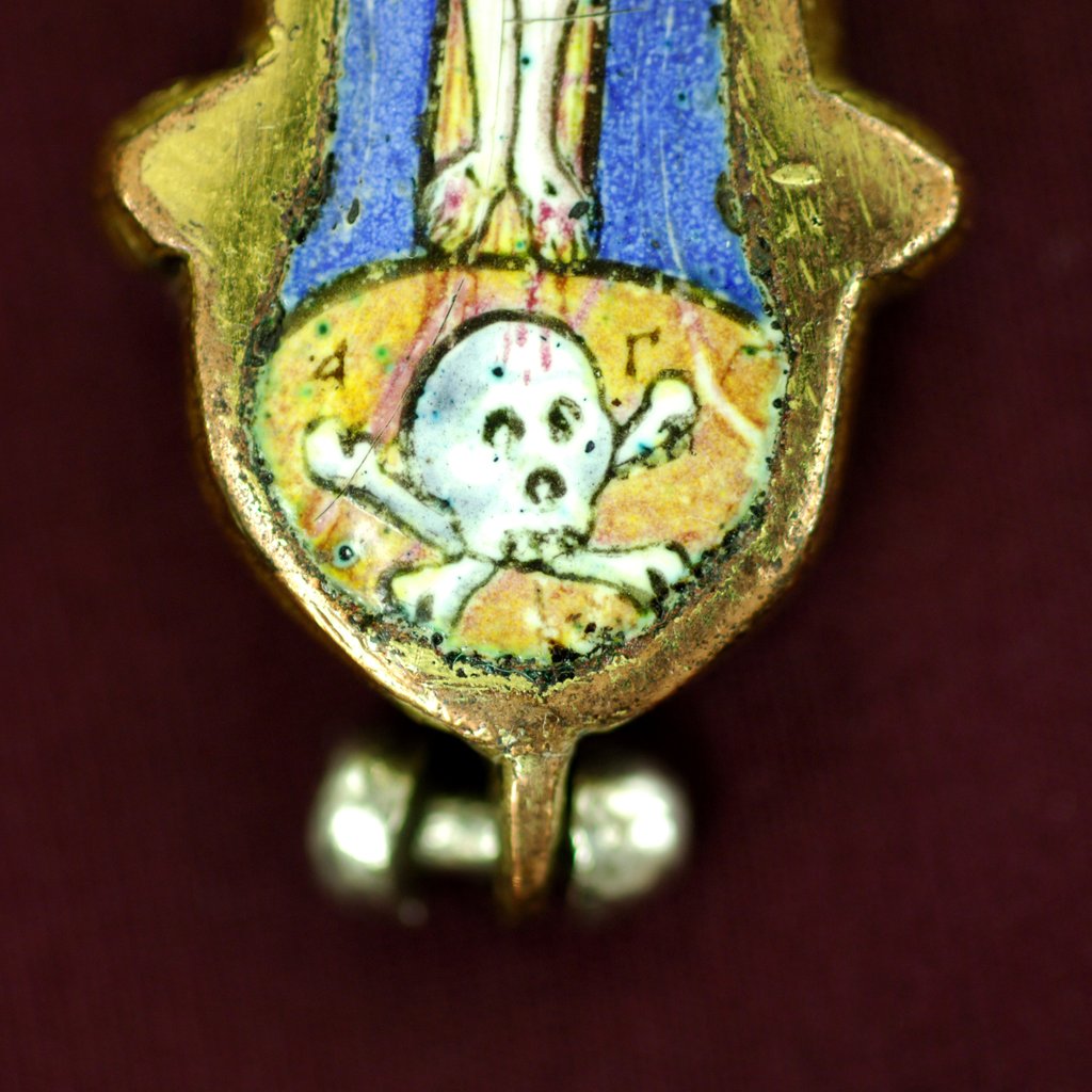 Detail of Encolpion, with reliquary cross by Stuart Cox
