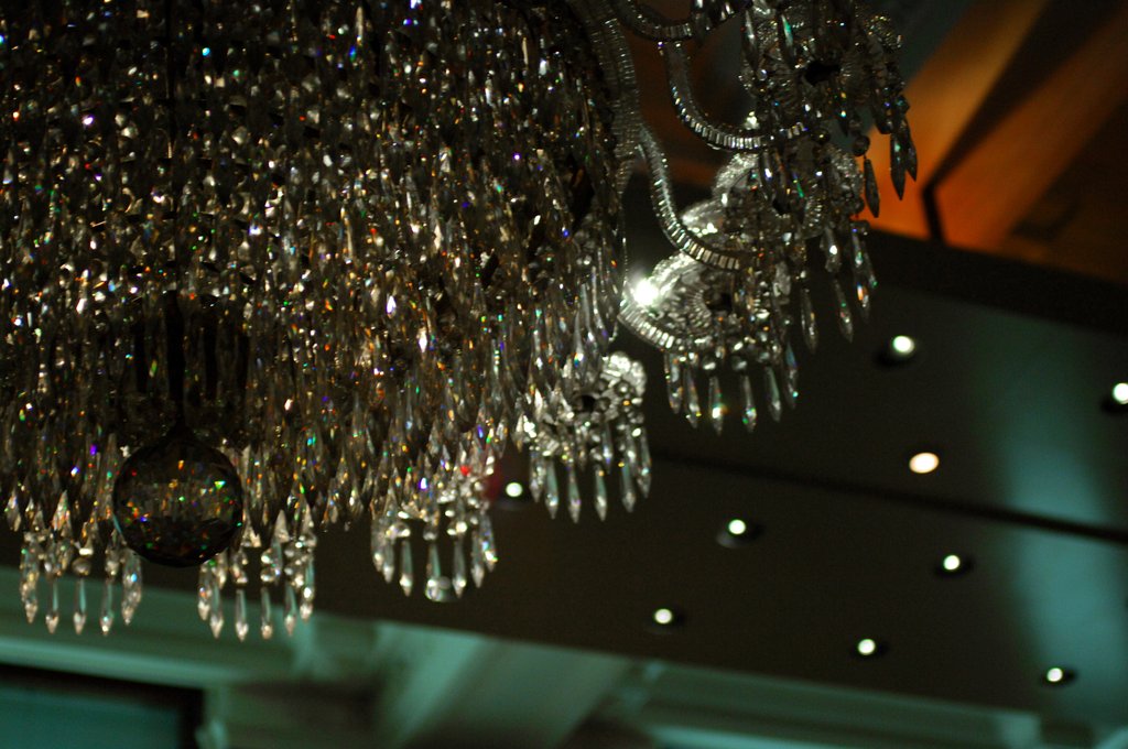 Detail of Chandelier from Wroxton Abbey by Stuart Cox