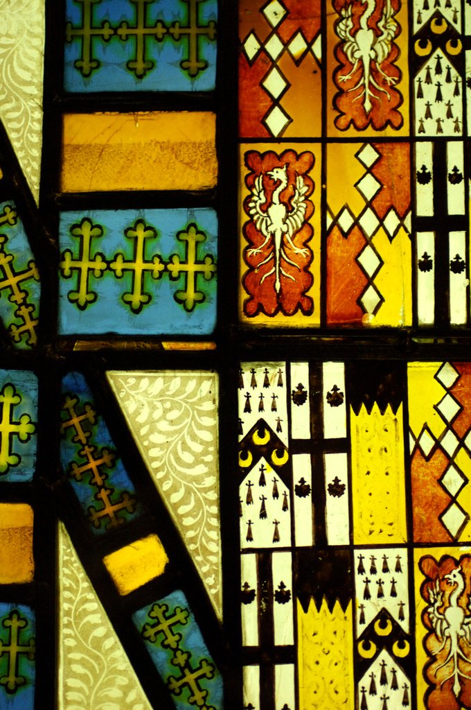 Detail of The Arms of Beaupre & Meeres, detail by Stuart Cox