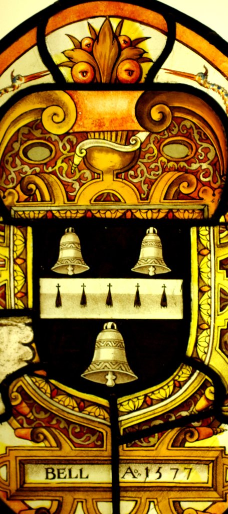 Detail of The Arms of Beaupre & Meeres, detail by Stuart Cox