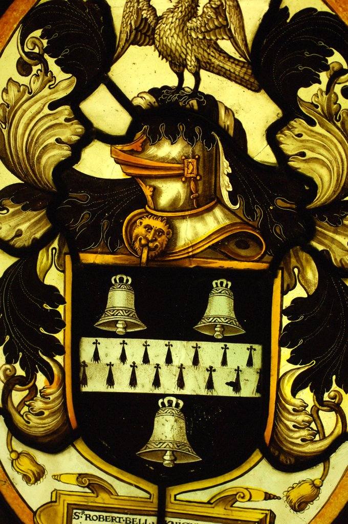 Detail of The Arms of Beaupre & Meeres, detail by Stuart Cox