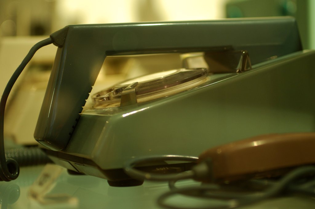Detail of Prototype Telephone handset by Stuart Cox