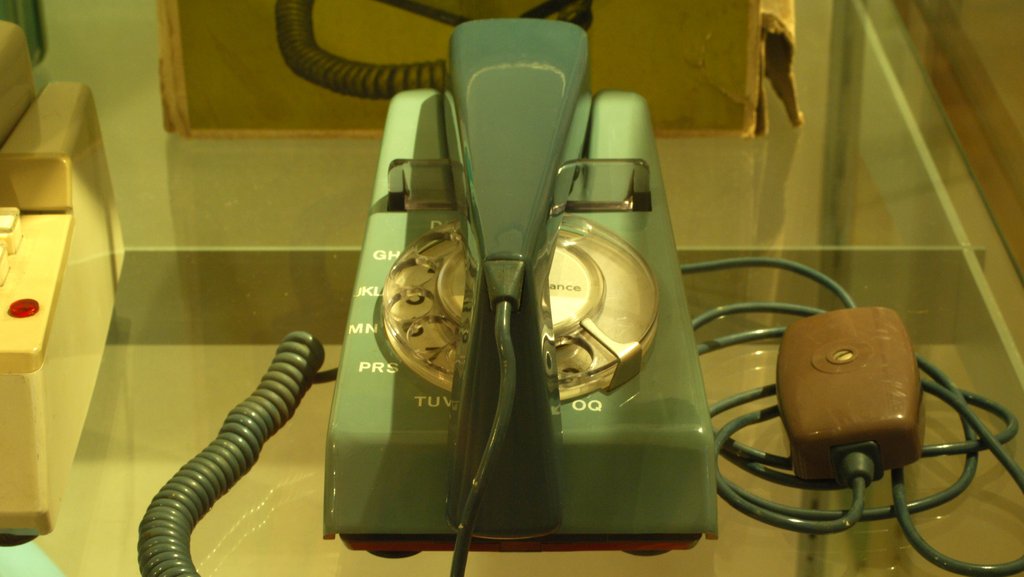 Detail of Prototype Telephone handset by Stuart Cox