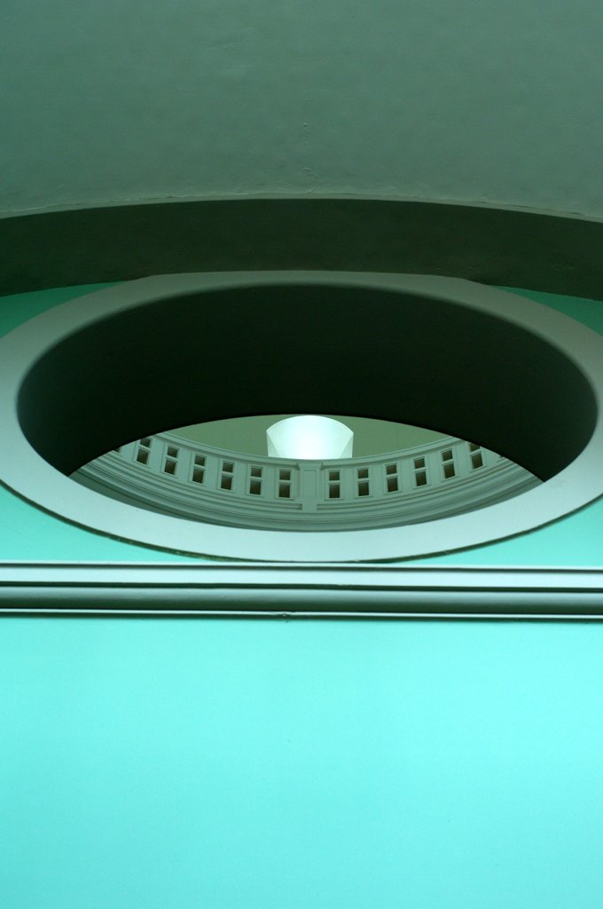 Detail of V&A Interior showing one the ceilings in the British Galleries in the V&A Museum by Stuart Cox