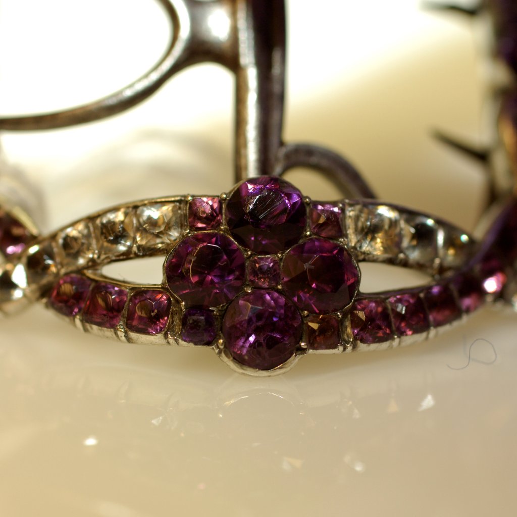 Detail of Shoe buckle, detail by Stuart Cox