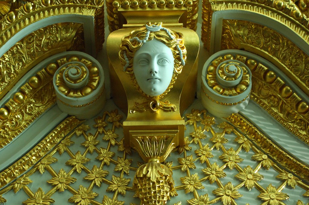 Detail of Monkey doorway from Norfolk House, detail by Stuart Cox