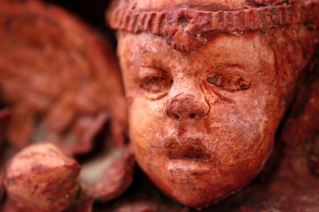 Detail of The Virgin and Child by Stuart Cox