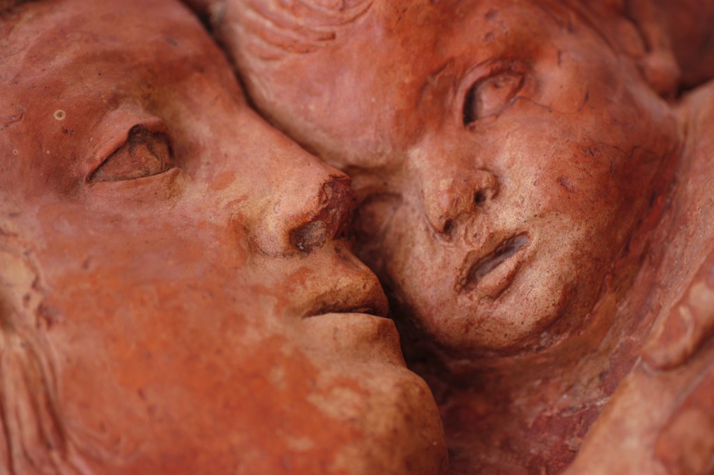 Detail of The Virgin and Child by Stuart Cox