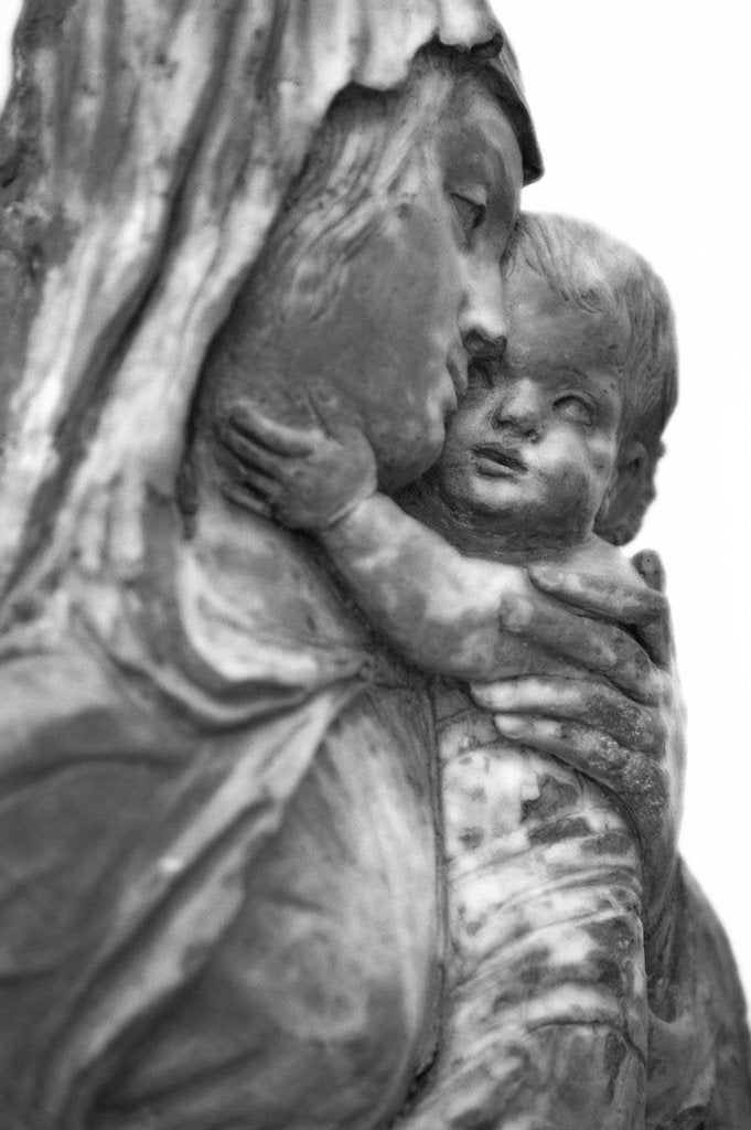 Detail of The Virgin and Child by Stuart Cox