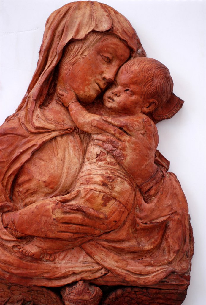 Detail of The Virgin and Child by Stuart Cox