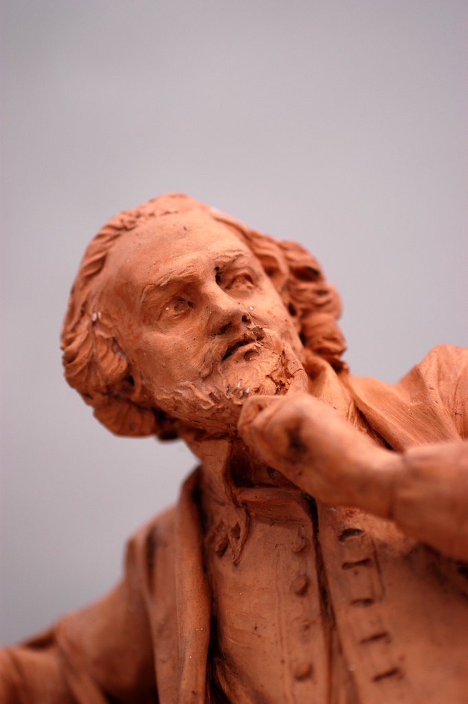 Detail of William Shakespeare,detail by Stuart Cox