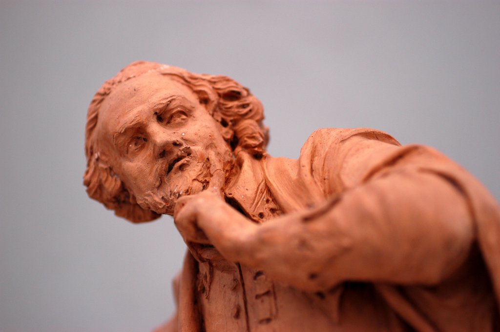 Detail of William Shakespeare,detail by Stuart Cox