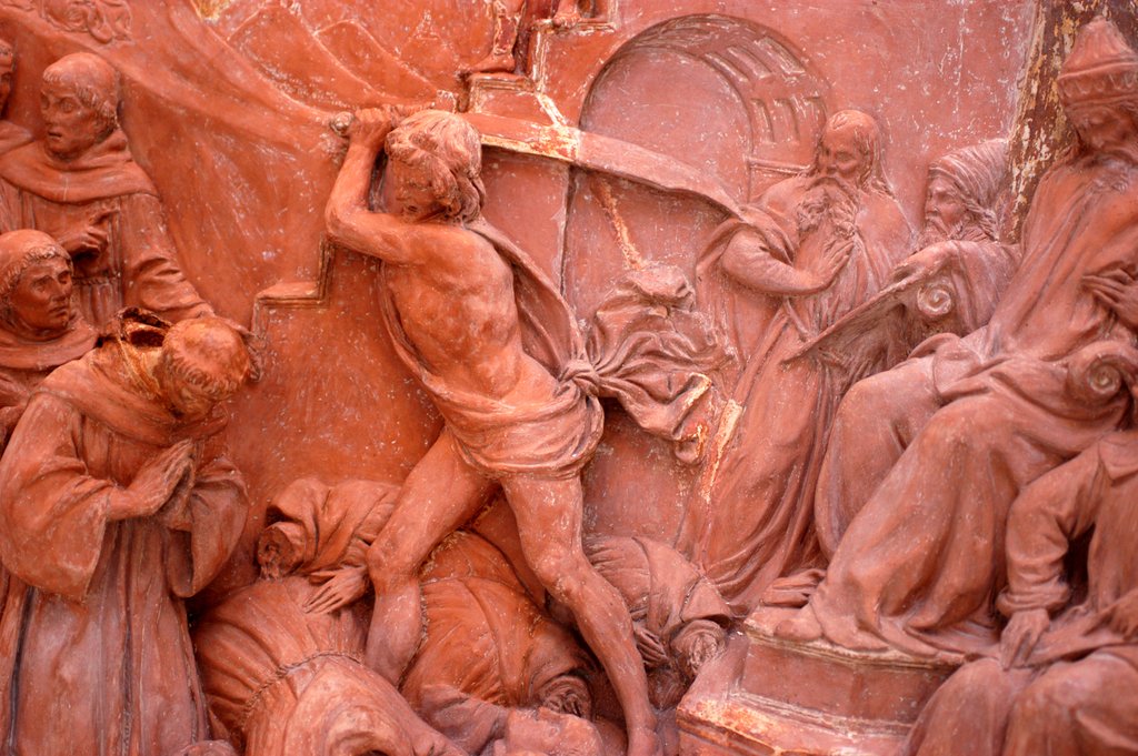Detail of The Martyrdom at Ceuta by Stuart Cox