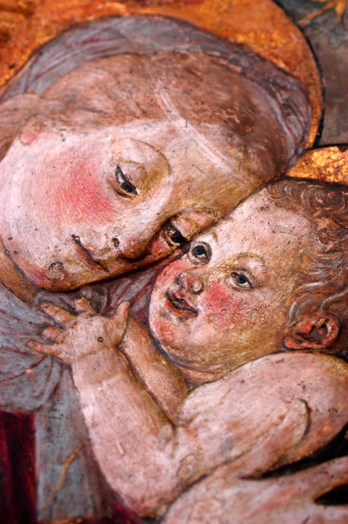 Detail of The Virgin & Child, Florence, Italy, mid-15th century by Stuart Cox