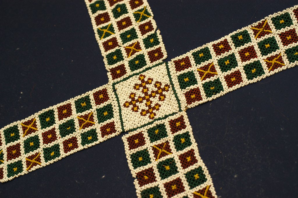 Detail of Pachisi Board by Stuart Cox
