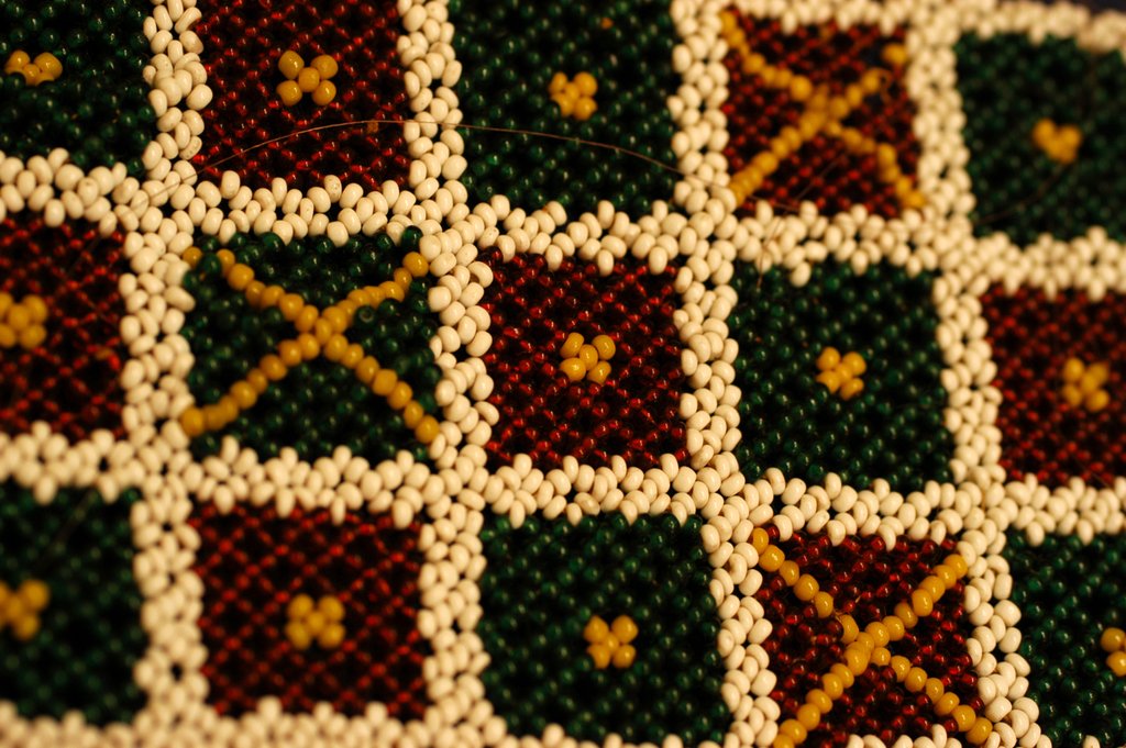 Detail of Pachisi Board by Stuart Cox