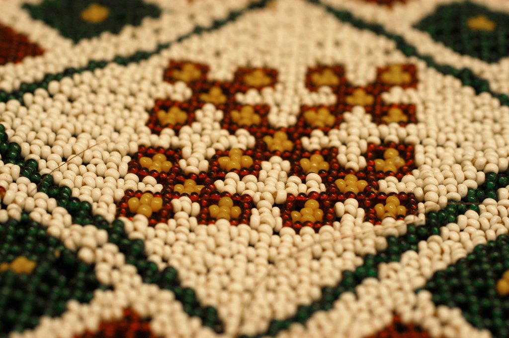 Detail of Pachisi Board by Stuart Cox