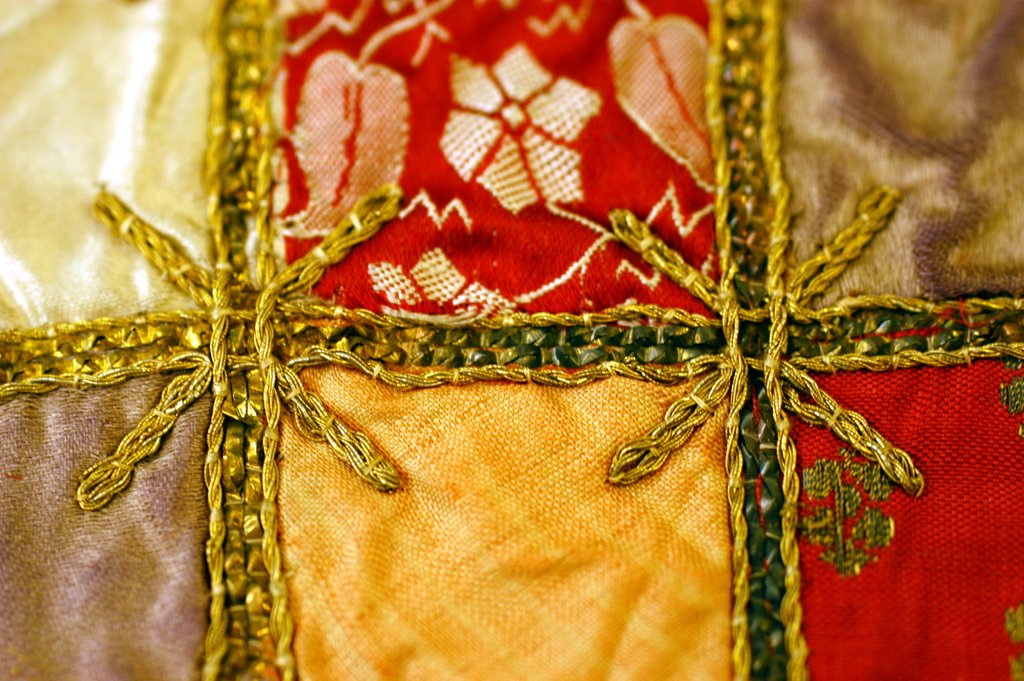 Detail of Pachisi Board by Stuart Cox