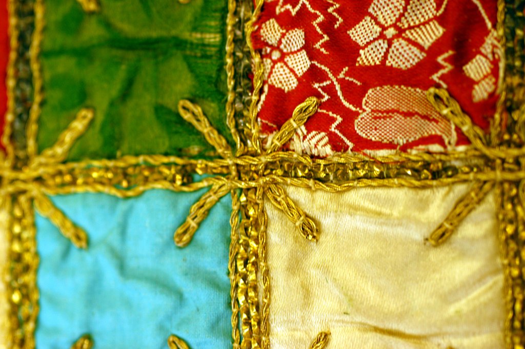 Detail of Pachisi Board by Stuart Cox