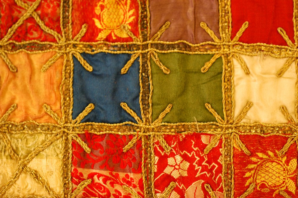 Detail of Pachisi Board by Stuart Cox