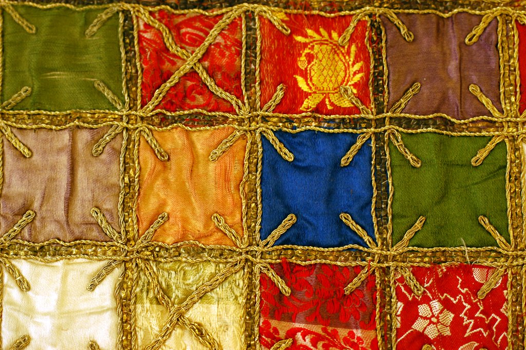Detail of Pachisi Board by Stuart Cox