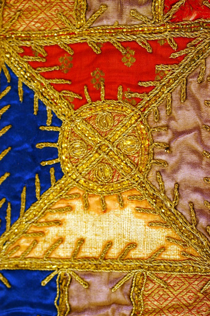 Detail of Pachisi Board by Stuart Cox