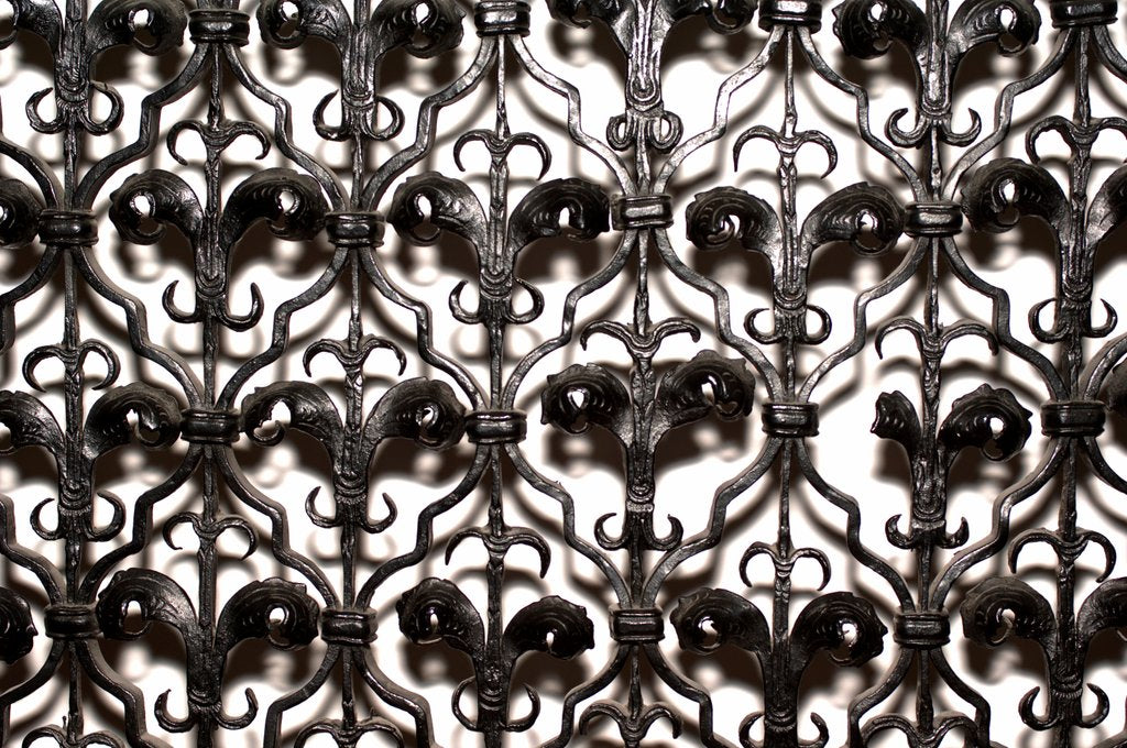 Detail of A pair of gates by Stuart Cox