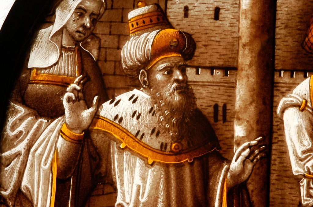 Detail of Susannah accused by the Elders by Stuart Cox