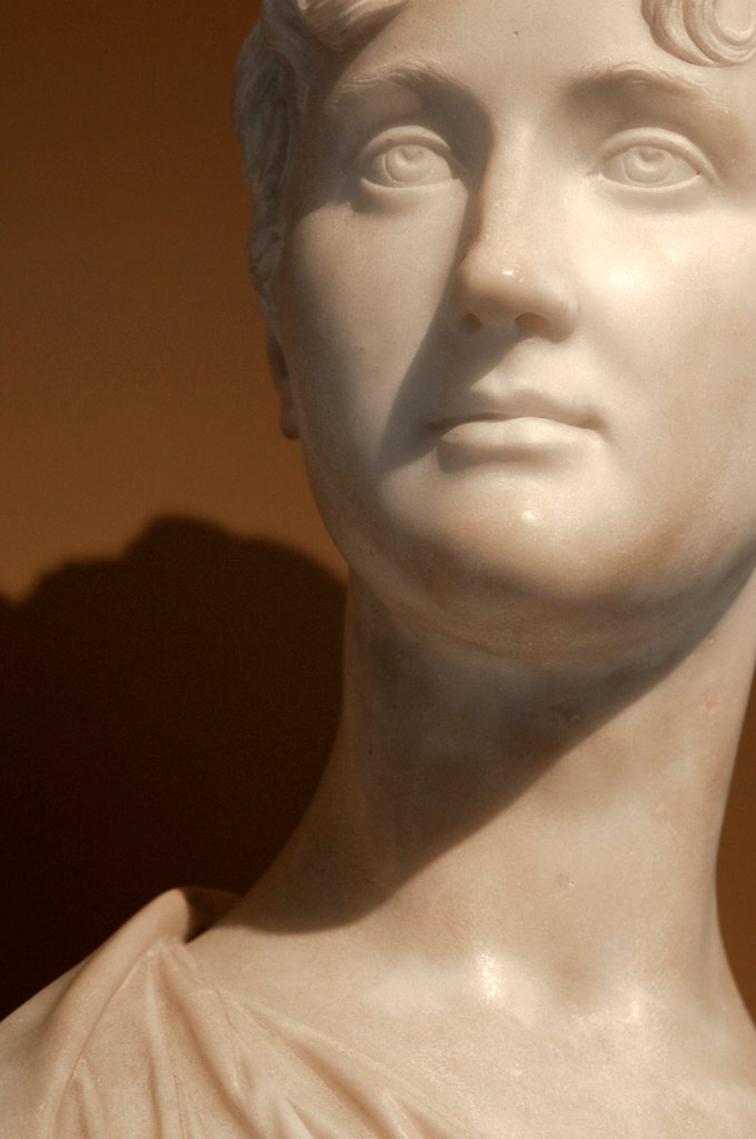 Detail of Bust of Henrietta Pelham by Stuart Cox