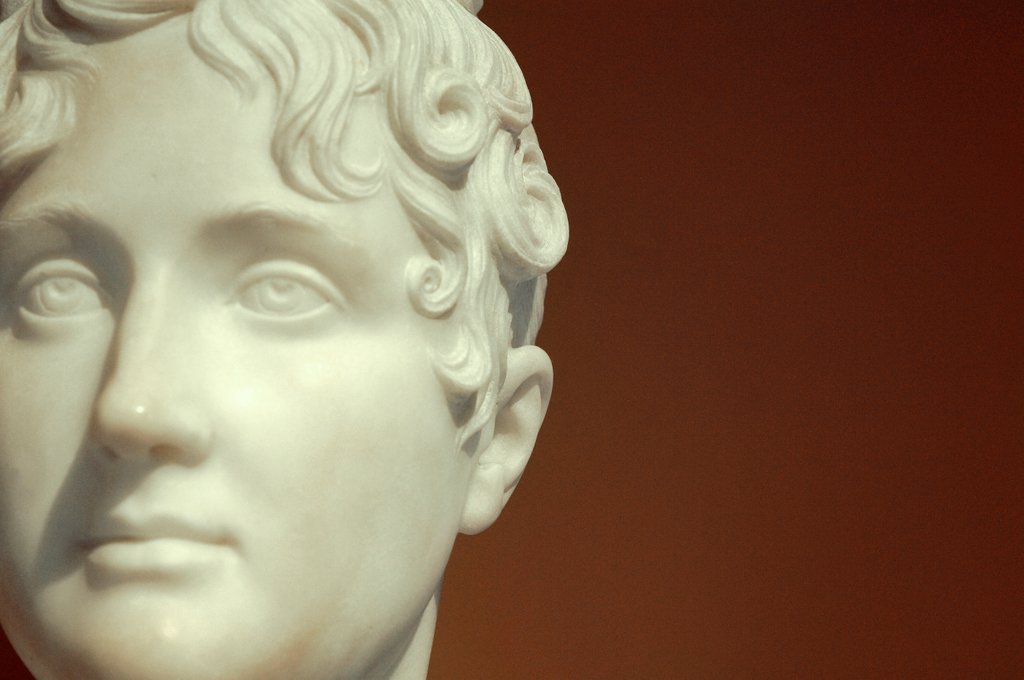 Detail of Bust of Henrietta Pelham by Stuart Cox