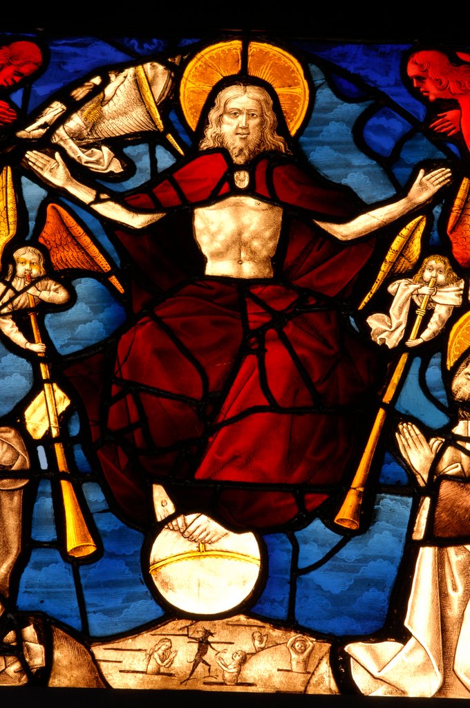 Detail of The Last Judgement with Jesus Christ as Judge by Stuart Cox