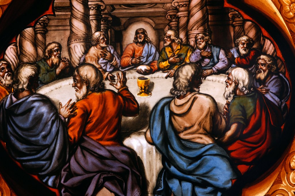 Detail of The Last Supper by Stuart Cox