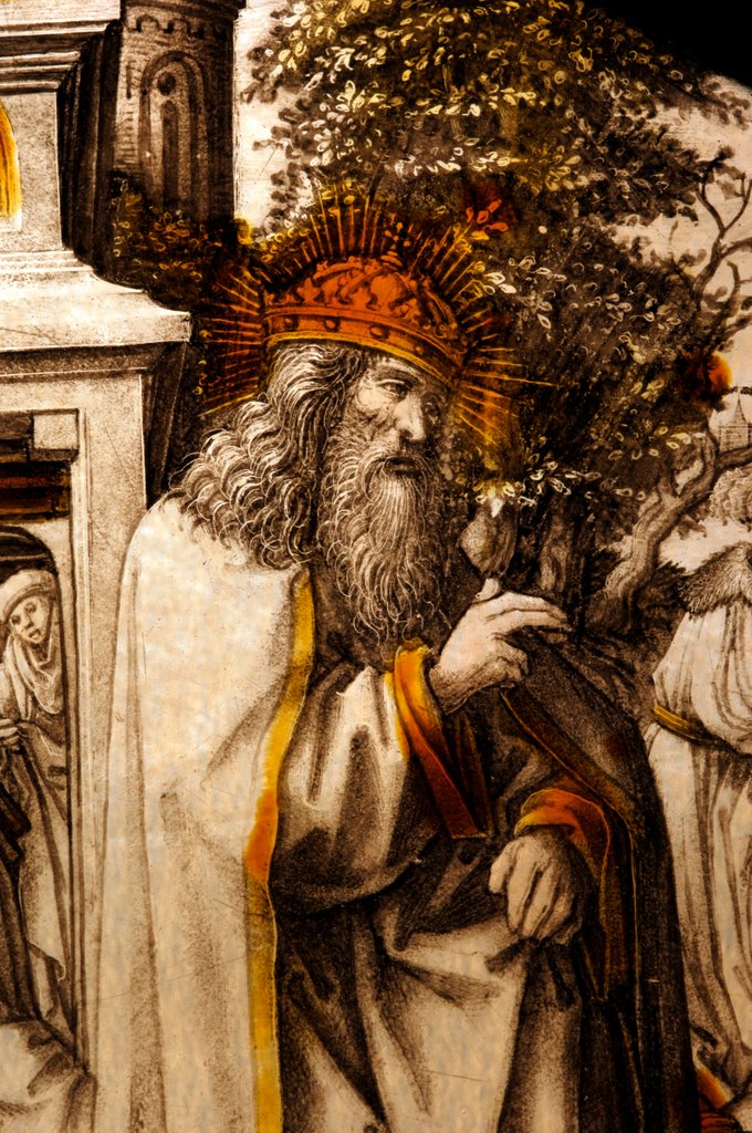 Detail of Scenes from the Life of Abraham by Stuart Cox
