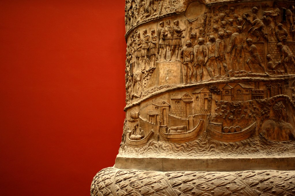 Detail of Trajan's column by Stuart Cox