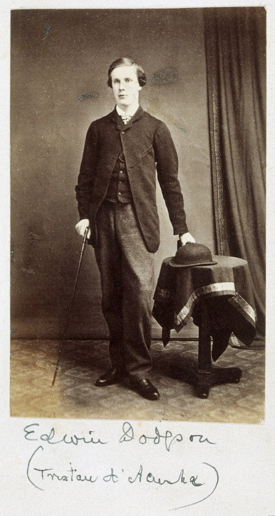 Detail of Edwin Dodgson by Lewis Carroll