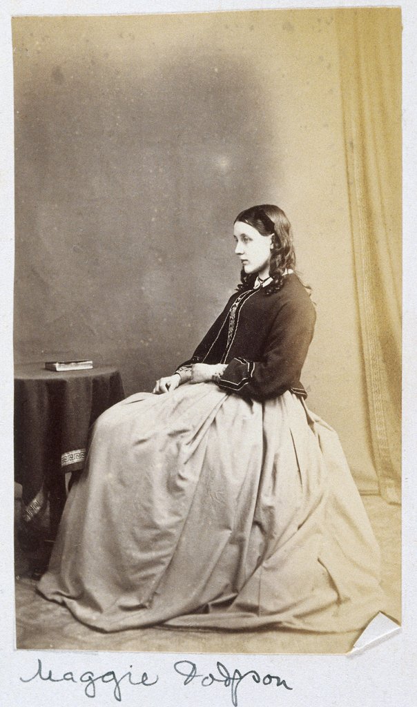 Detail of Maggie Dodgson by Lewis Carroll